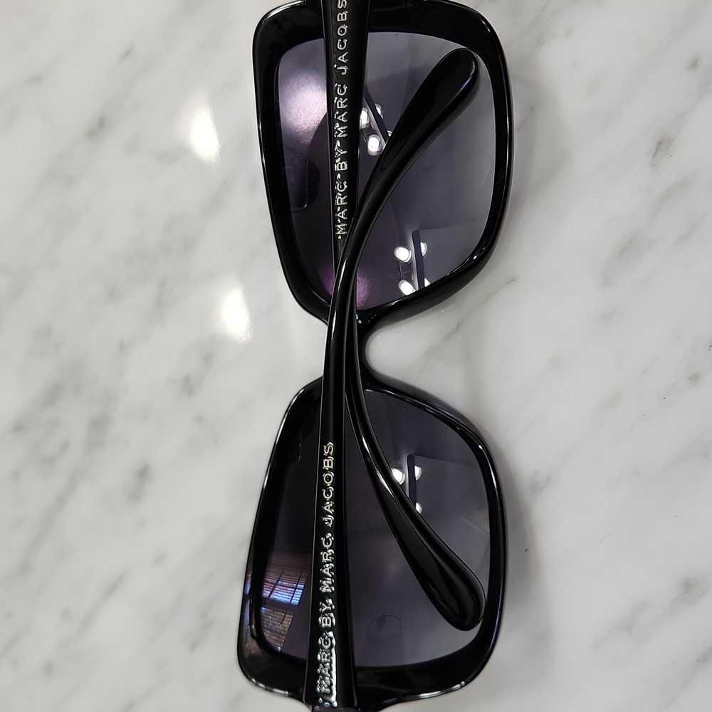 Marc by Marc Jacobs Glossy Black Sunglasses - Picture 5 of 5